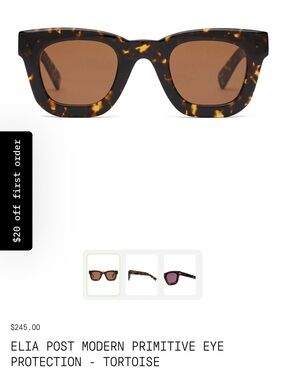 Brain Dead Tortoise Brown Sunglasses